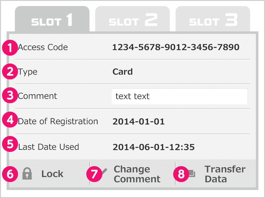 Using My Page Viewing Registered Card Information Bandai Namco Passport